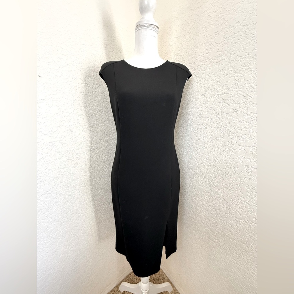 NWT Gerard Darel Black Sleeveless Knee Length Dress Size‎ 6